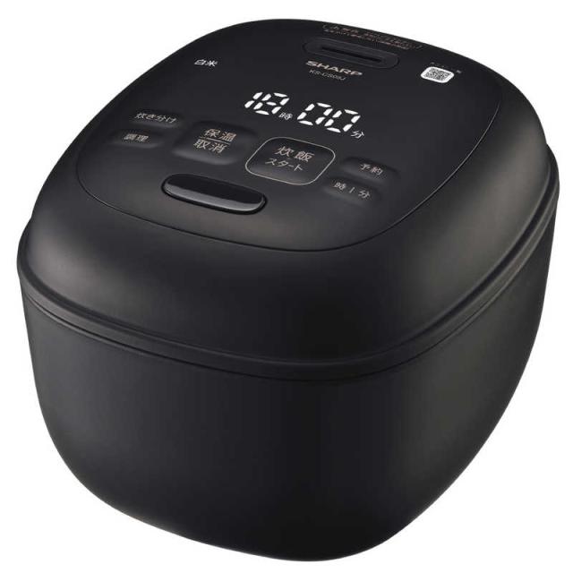 シャープ　SHARP　炊飯器 3合 マイコン ブラック　KS-CS05J-B