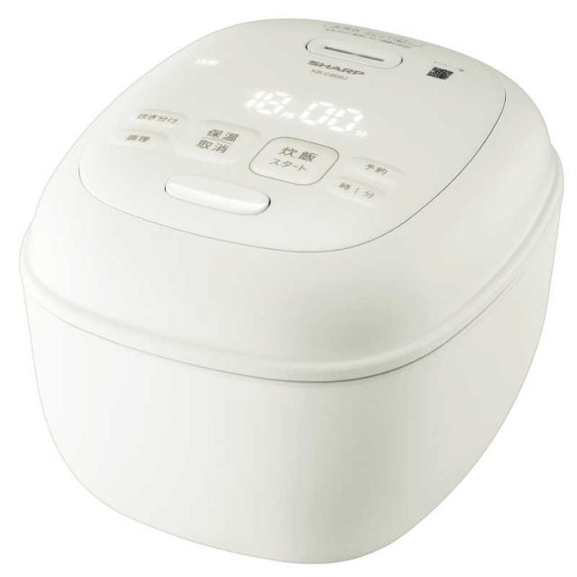 シャープ　SHARP　炊飯器 3合 マイコン ホワイト　KS-CS05J-W