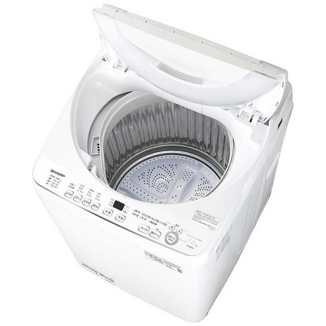 シャープ　SHARP　全自動洗濯機 洗濯7.0kg 穴なし槽 ホワイト　ES-GE7K-W（標準設置無料）_2