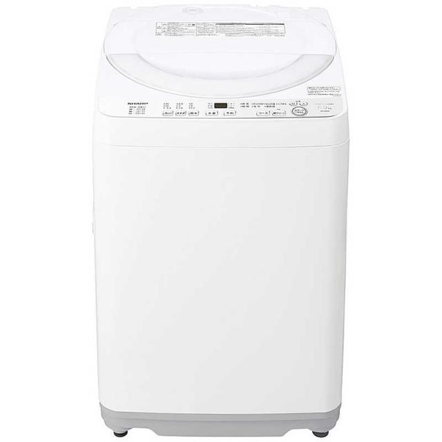 シャープ　SHARP　全自動洗濯機 洗濯6.0kg 穴なし槽 ホワイト　ES-GE6K-W（標準設置無料）_3