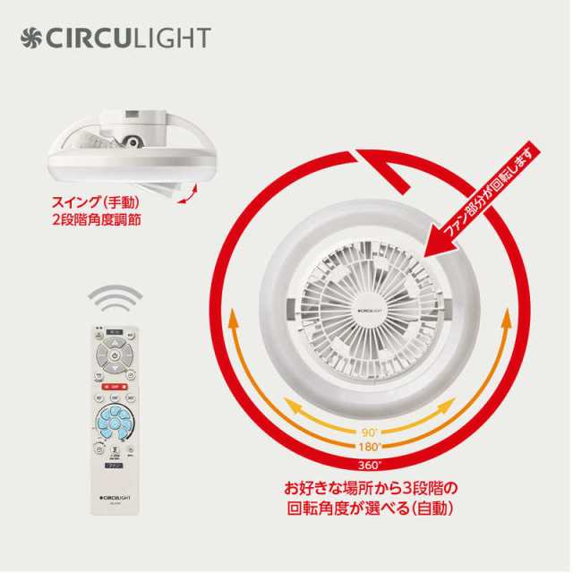 ドウシシャ サーキュライト ソケット メガR 回転 風向き変更機能