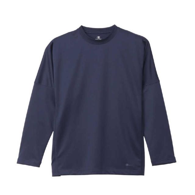 チャンピオン　リカバリーウェア ロングスリーブTシャツ ［Mサイズ］ ネイビー　C3-CS490