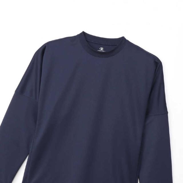 チャンピオン　リカバリーウェア ロングスリーブTシャツ ［Sサイズ］ ネイビー　C3-CS490_2