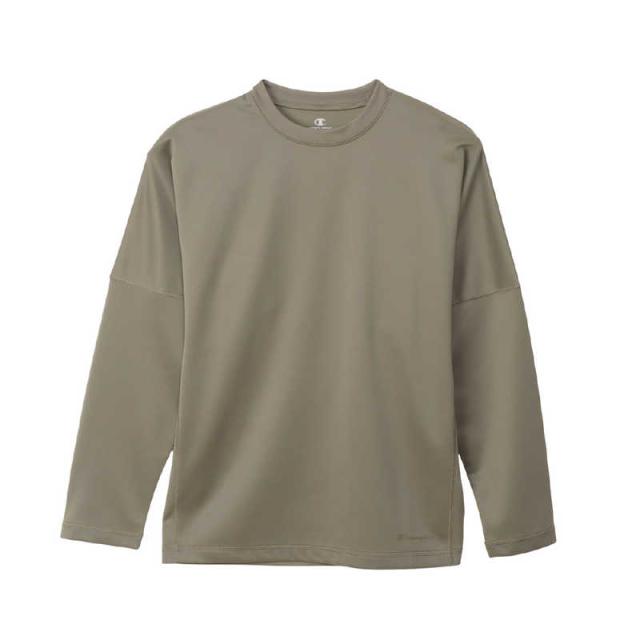 チャンピオン　リカバリーウェア ロングスリーブTシャツ ［Mサイズ］ オリーブ　C3-CS490