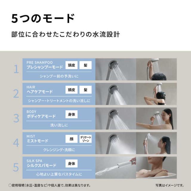 パナソニック　Panasonic　シャワーヘッド ファインベール ［マイクロバブル機能］ ホワイト　EHSH50W_9