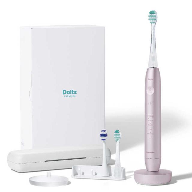 パナソニック　Panasonic　電動歯ブラシ Doltz ドルツ [ 音波振動式 / AC100V-240V ] モーブピンク　EW-DP58-P
