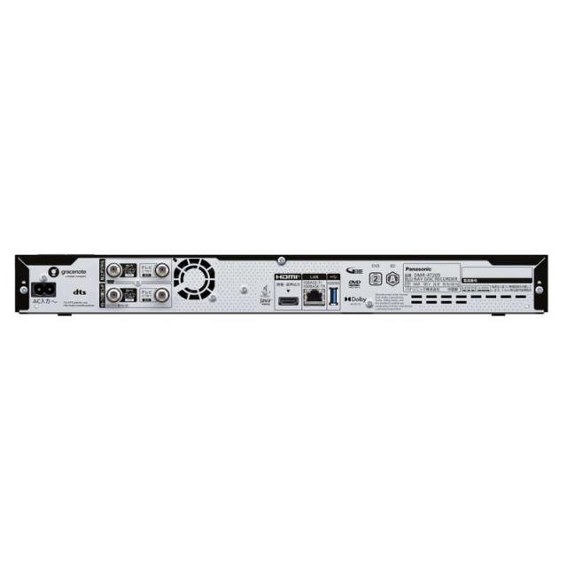 パナソニック　Panasonic　ブルーレイレコーダー DIGA(ディーガ) ［2TB / 3番組同時録画 / BS・CS 4Kチューナー内蔵］　DMR-4T205