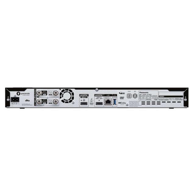 パナソニック　Panasonic　ブルーレイレコーダー DIGA(ディーガ) ［4TB / 3番組同時録画 / BS・CS 4Kチューナー内蔵］　DMR-4T405