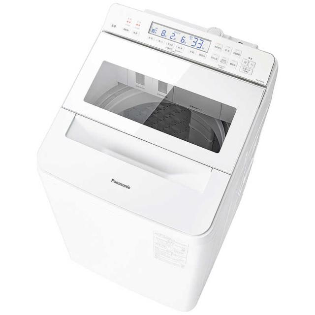 パナソニック　Panasonic　全自動洗濯機 洗濯8.0kg FAシリーズ ホワイト　NA-JFA8K6-W（標準設置無料）