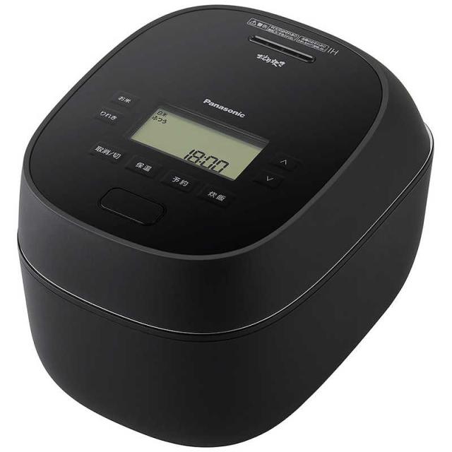 パナソニック　Panasonic　炊飯器 5.5合 おどり炊き 可変圧力IHジャー ダイヤモンド竈（かまど）釜 ブラック　SR-N510E-K