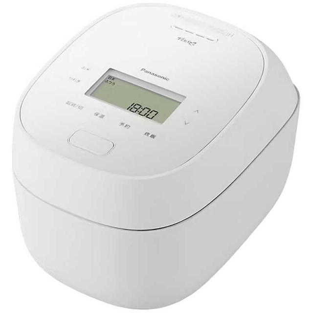 パナソニック　Panasonic　炊飯器 5.5合 おどり炊き 可変圧力IHジャー ダイヤモンド竈（かまど）釜 ホワイト　SR-N510E-W