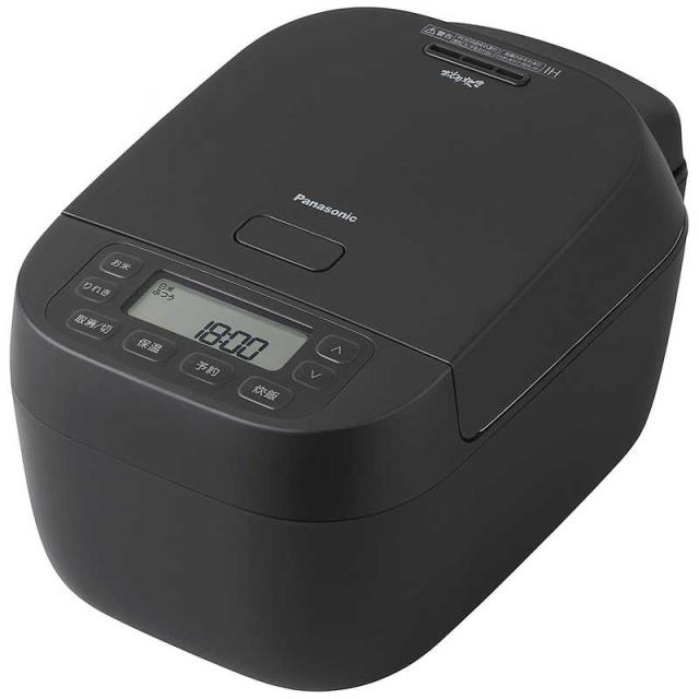 パナソニック　Panasonic　炊飯器 5.5合 おどり炊き 可変圧力IHジャー 備長炭釜 ブラック　SR-N310E-K