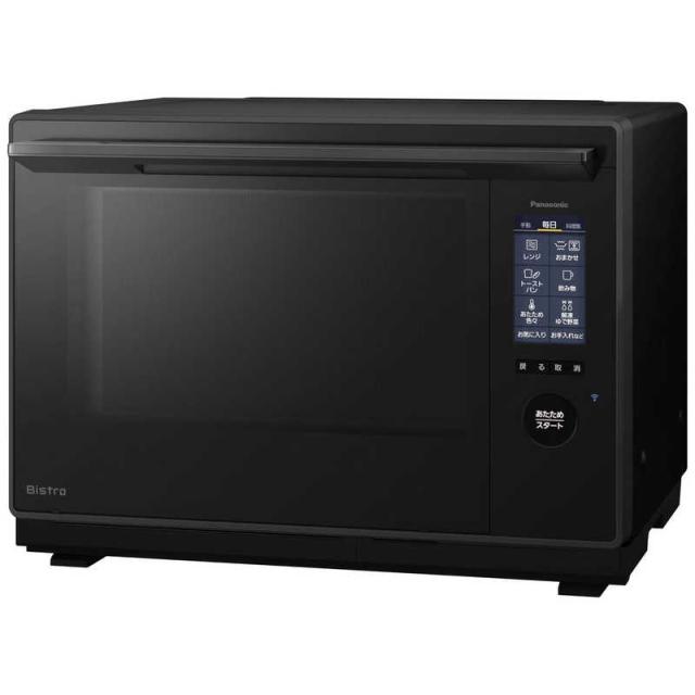 パナソニック　Panasonic　スチームオーブンレンジ 30L フラット Bistro ビストロ おまかせグリル＆スープ スマホ連携 ブラック　NE-UBS10E-K 88,000円
