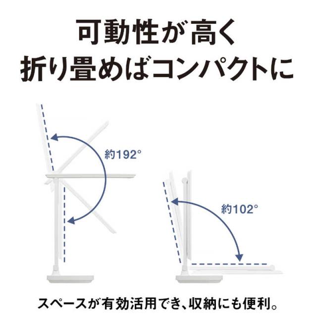 パナソニック　Panasonic　パルック LEDデスクスタンド 昼光色 文字くっきり光 ホワイト　SQ-LD330-W_4