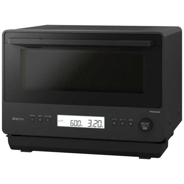 パナソニック　Panasonic　電子レンジ 26L フラット Bistro(ビストロ) 高精細・64眼スピードセンサー ブラック　NE-FB2D-K