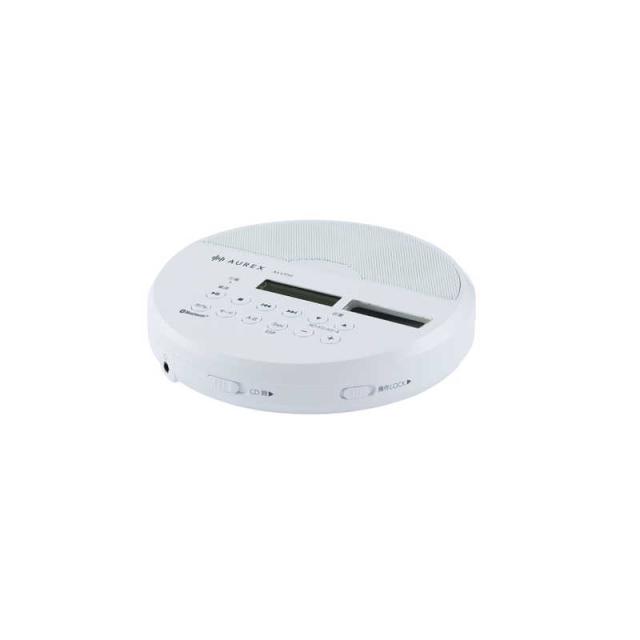 東芝　TOSHIBA　ポータブルCDプレーヤー AUREX ホワイト　AX-CP50-W