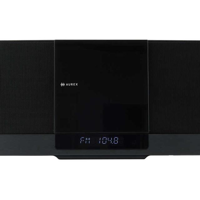 東芝　TOSHIBA　ミニコンポ AUREX ［Bluetooth対応 / ワイドFM対応］ ブラック　AX-WSS60-K