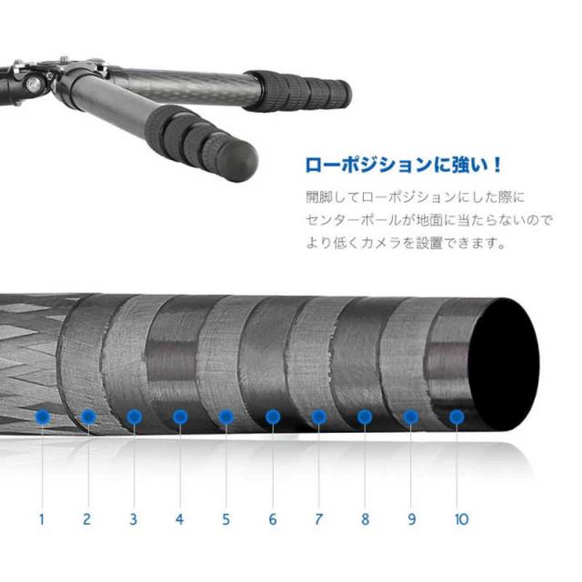 LEOFOTO LS-284CLin+LH-36 レンジャーシリーズ三脚雲台セット LS