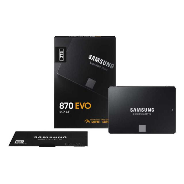 内蔵用バルクSSD サムスン2TB ほぼ新品 MZVLB2T0HMLB SAMSUNG 内蔵 SSD 870 EVO 2.5インチ 2TB バルク品 MZ-77E2T0B/IT
