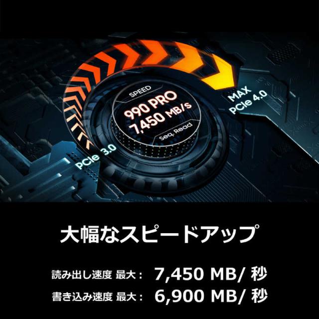 SAMSUNG　内蔵 SSD PCIExpress接続 990 PRO 1TB M.2 バルク品　MZ-V9P1T0B-IT_4