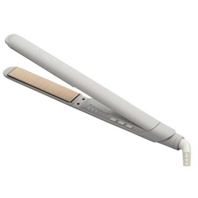 B next　ストレートアイロン シルクヘアアイロン radiant LITE 24mm 130℃〜220℃ 海外対応 交流(コード)式 グレージュ　LM-130