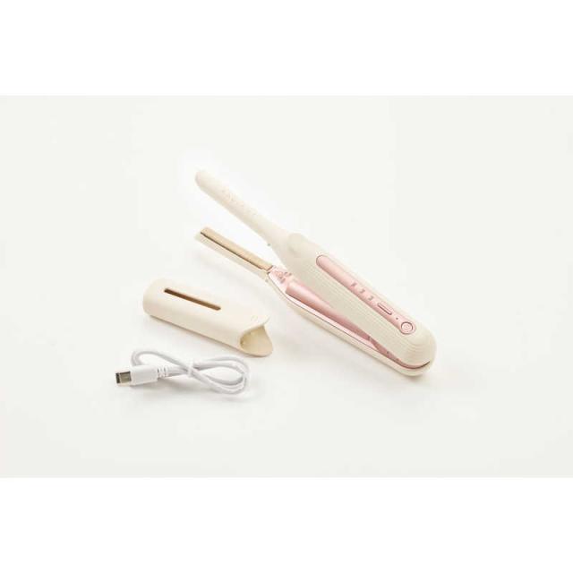 B next　モバイルヘアアイロン radiant 6mm 140℃〜180℃ 充電式(コードレス) ホワイト　PC-01WH_4