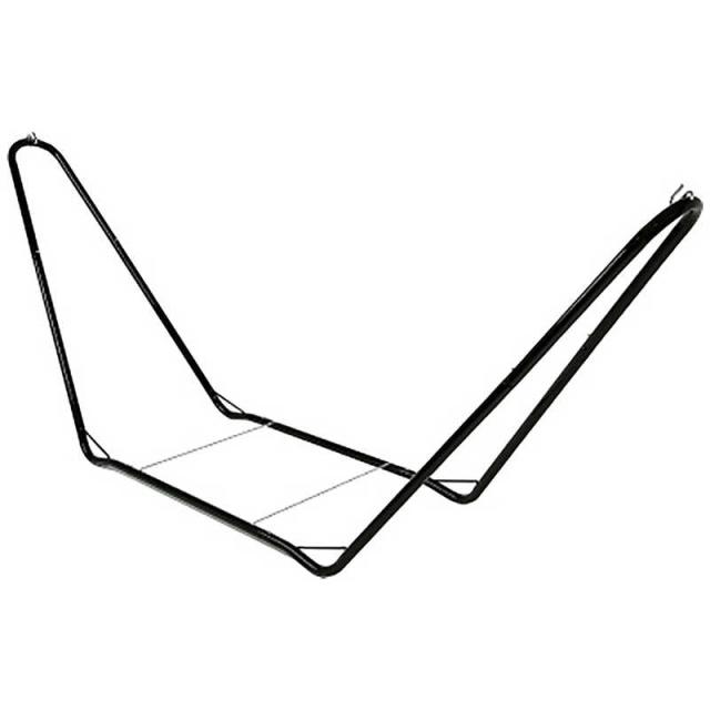 キャプテンスタッグ　スチールポールハンモック用スタンド3(幅2950×奥行680×高さ1100mm/ブラック)　UD-2015