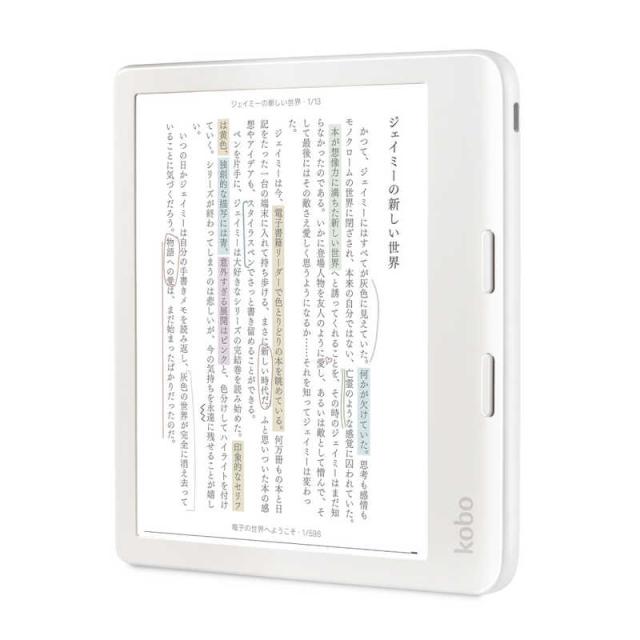 KOBO Kobo Libra Colour ［7インチ /防水］ ホワイト N428-KJ-WH-S-CK 