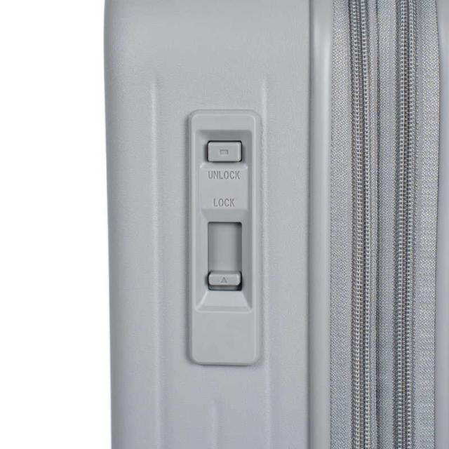 A.L.I　スーツケース ジッパータイプ 宿泊目安：1〜3日間 037L 拡張機能搭載 ワンタッチフロントオープン キャスターストッパー ウォームグレー　PIF-8811-18W_9