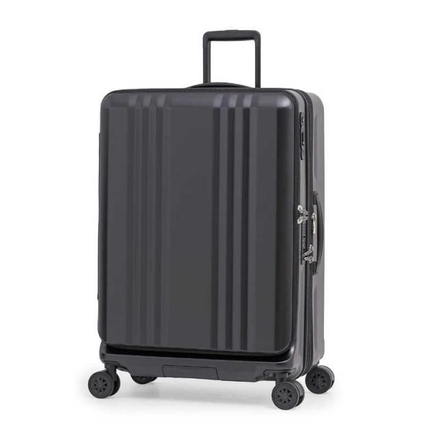 A.L.I　スーツケース ジッパータイプ デカかるEdge2 宿泊目安：7〜9日間 [TSAロック搭載 / 98L] マットブラック　ALI-078-28FW