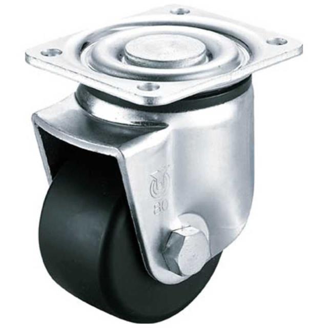 ユーエイキャスター　低床式重荷重キャスター自在車 80径MCナイロン車輪　UHG80MC