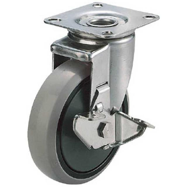 ユーエイキャスター　キャスターステンレス製S付自在車 130径ナイロンホイルウレタン車輪　SUSGUJ2130Sの通販は 6,690円