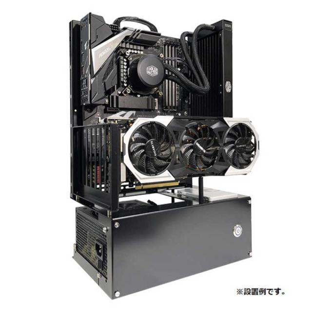 長尾製作所 PCケース オープンフレーム ver.ATX ブラック N-FRAME-ATX