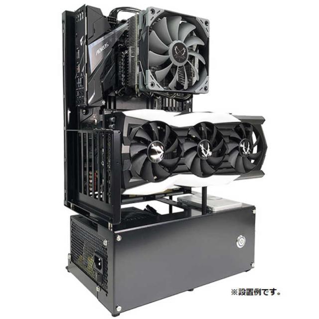 長尾製作所 PCケース オープンフレーム ver.ATX ブラック N-FRAME-ATX