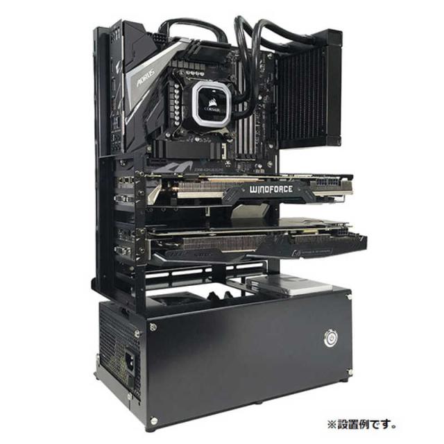 長尾製作所 PCケース オープンフレーム ver.ATX ブラック N-FRAME-ATX