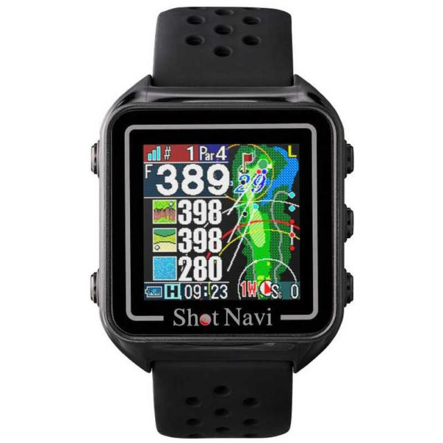 ショットナビ　腕時計型GPSゴルフナビ Shot Navi Beyond Lite Plus ブラック　BeyondLitePlusBK