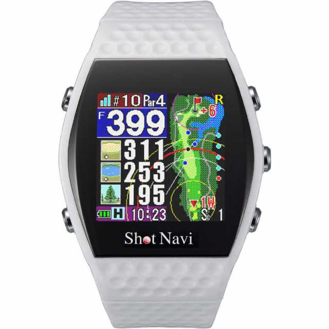ショットナビ 腕時計型ゴルフ用GPSナビ SHOT NAVI INFINITY (ショットナビインフィニティ) ホワイト INFINIYWHの通販は