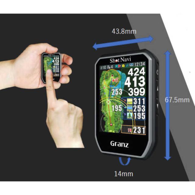 Shot Navi Granz ゴルフ GPSナビ【中古】 ショットナビ ハンディタイプ