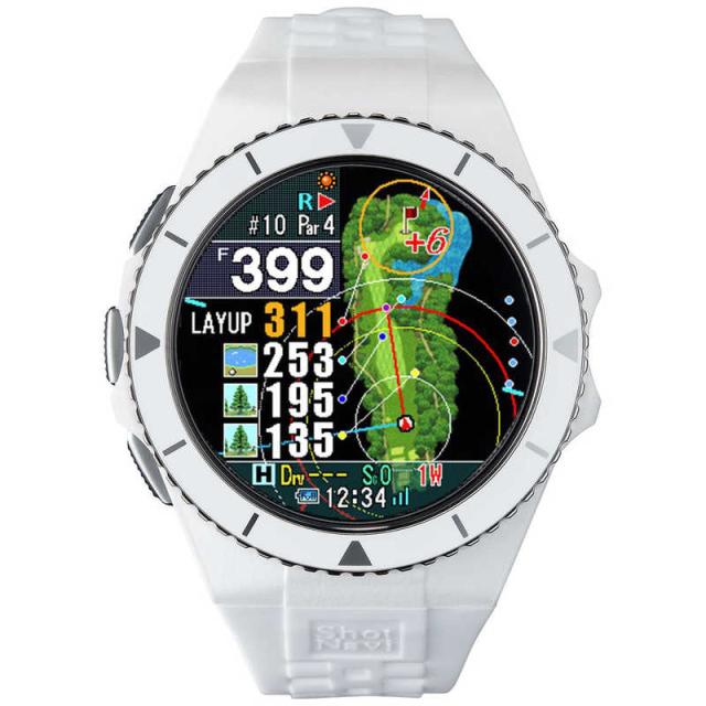 Shot Navi exceeds GPSナビ ホワイト　ショットナビエクシード ショットナビ 腕時計型GPSゴルフナビ Shot Navi EXCEEDS