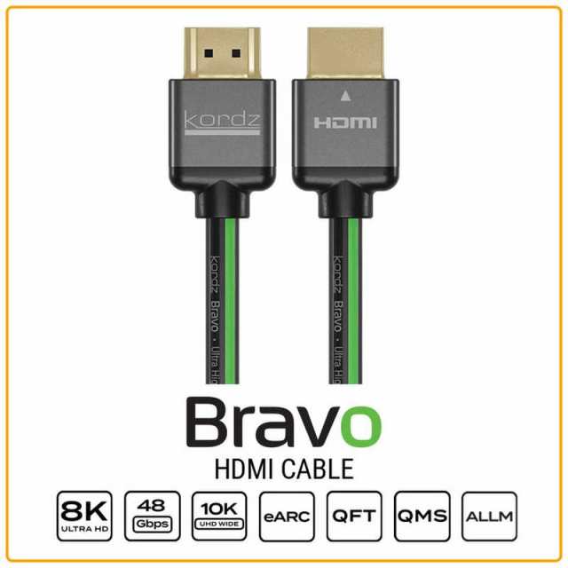 KORDZ　HDMIケーブル [1.5m /HDMI⇔HDMI /スタンダードタイプ /8K対応]　BRAVO-HD0150