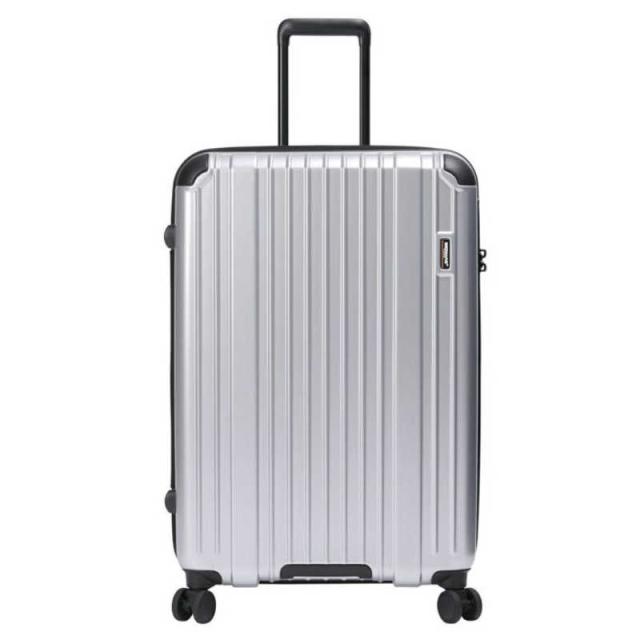 BERMAS　ハードスーツケース Lサイズ 宿泊目安：6〜7泊以上 91L TSダイヤルロック シルバー　60532