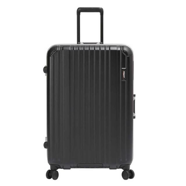 BERMAS　フレームタイプ ハードスーツケース 静音ストッパーキャスター 宿泊目安：7泊以上 (88L) ヘリテージ2 TSAロック搭載 ブラック　6053410