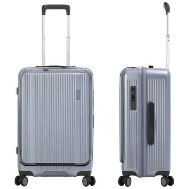 BERMAS　静音キャスター ストッパー付 フロントオープンキャリー 無料預け入れ Mサイズ Travel Smart ［TSAロック搭載］ アイボリーホワイト　60551_12