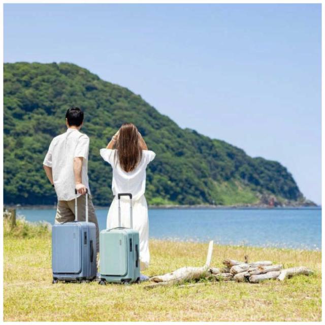 BERMAS　静音キャスター ストッパー付 フロントオープンキャリー 無料預け入れ Mサイズ Travel Smart ［TSAロック搭載］ アイボリーホワイト　60551_15