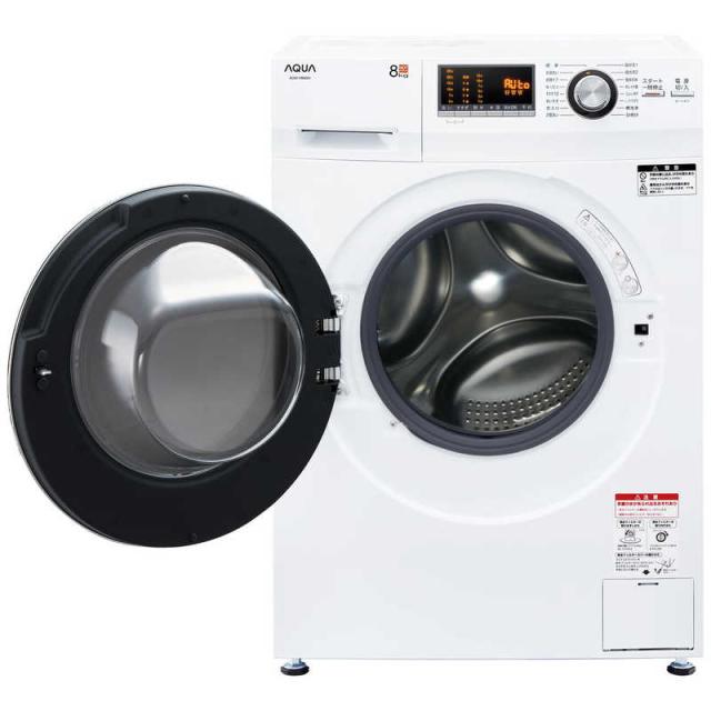 アクア　AQUA　ドラム式 洗濯機 洗濯 8kg 左開き 　AQW-F8N-W（標準設置無料）_4