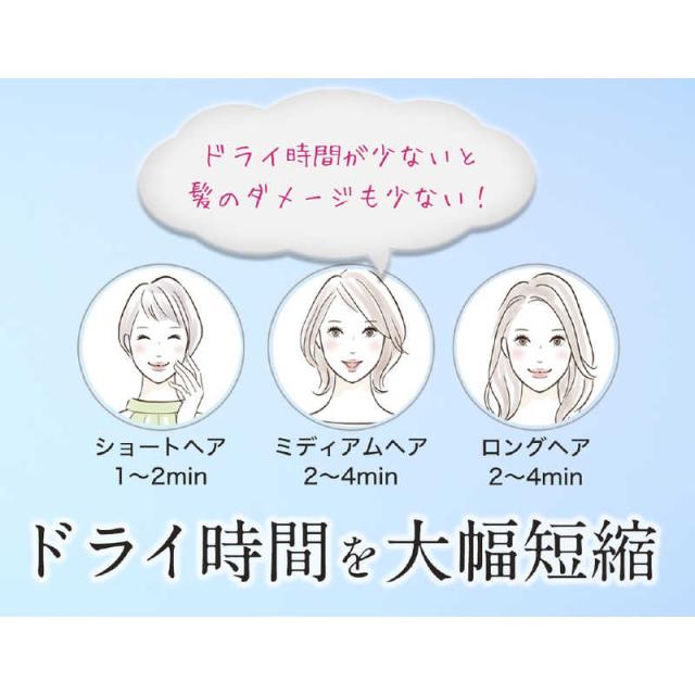 綺麗堂 美ルル イオン ユーロス 速乾マイナスイオンドライヤー KRD1076-WT