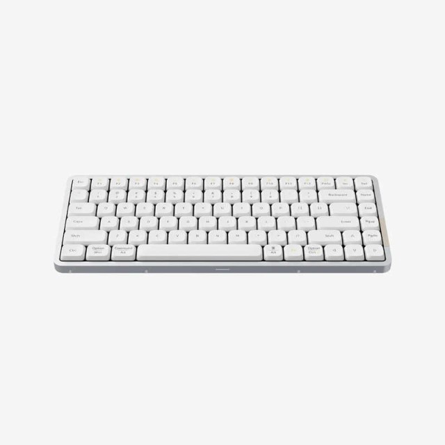 LOFREE　キーボード Flow84(リニア軸・英語配列) ［有線・ワイヤレス /Bluetooth・USB］ シルバー/キーキャップ：ホワイト　oe915w8の通販は 21,681円