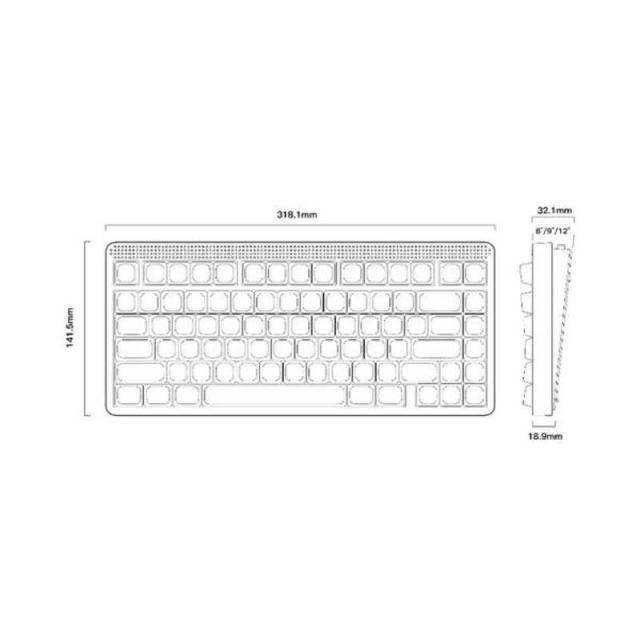 NUPHY Node75 メカニカルキーボード・Ansi・Brown Max軸(タクタイル