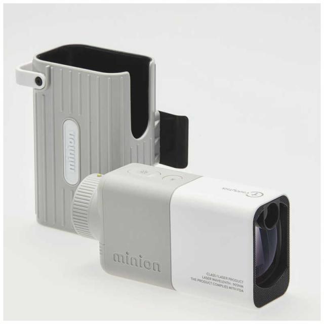 GOLFZON　ゴルフ 距離測定器 CaddyTalk minion（キャディトーク ミニオン） ホワイト×グレイ　の通販は