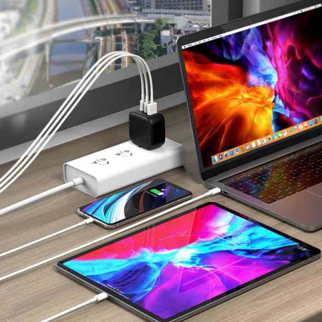 ROA　HyperJuice GaN 66W USB-C ACアダプタ ブラック Hyper HP-HJ265BK　HP-HJ265BKの通販は